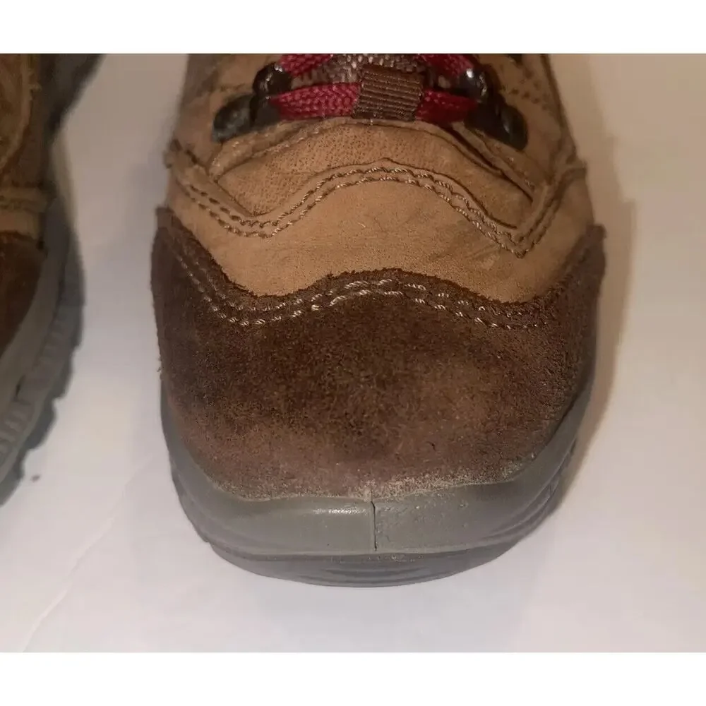 Alpine Design Womens‎ Ascendere Hiking Boot Size 7.5 Brown /tan/red